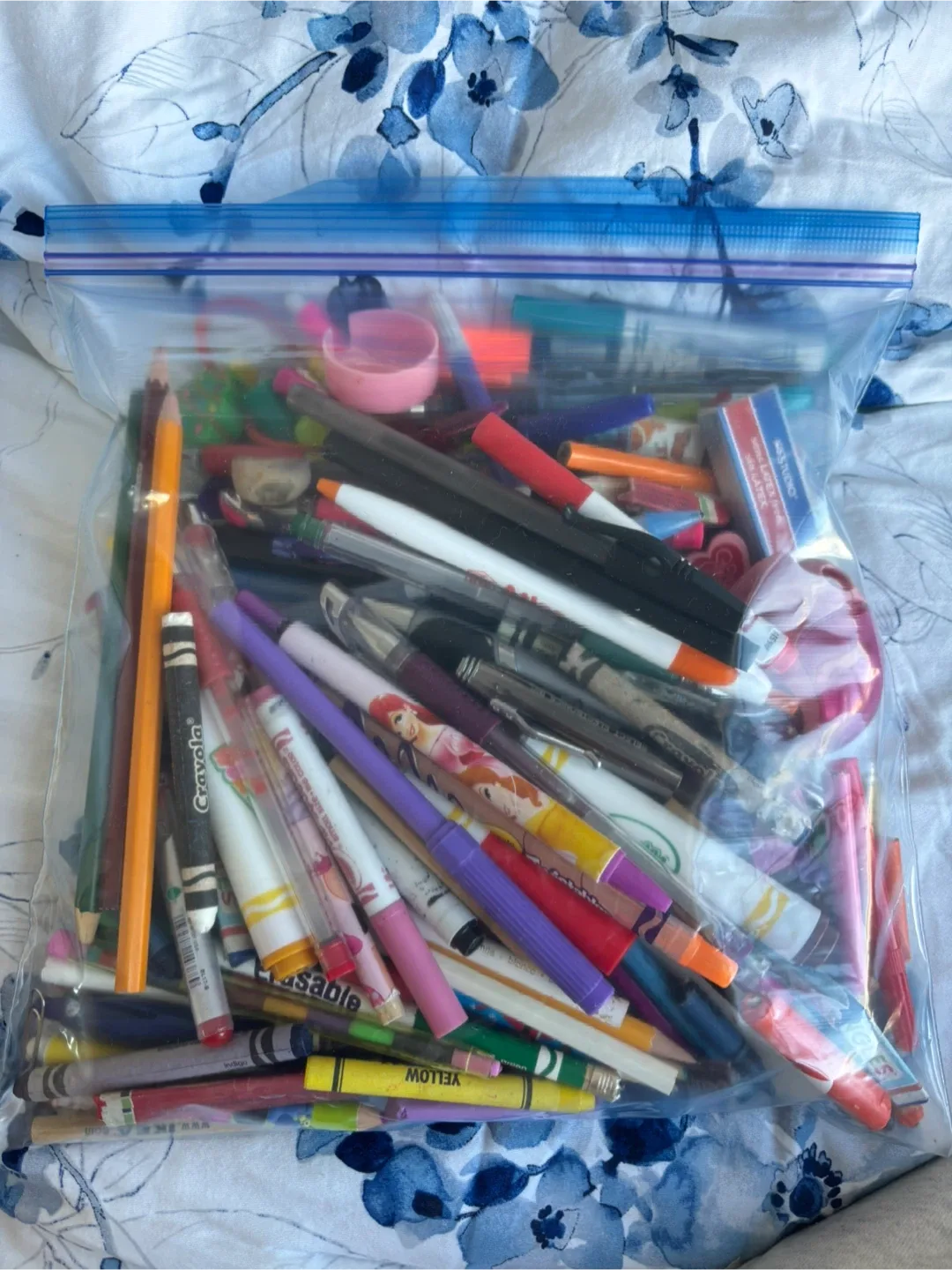 Mixed Lot of Pens, Pencils, and Markers, erasers image indicator(4)
