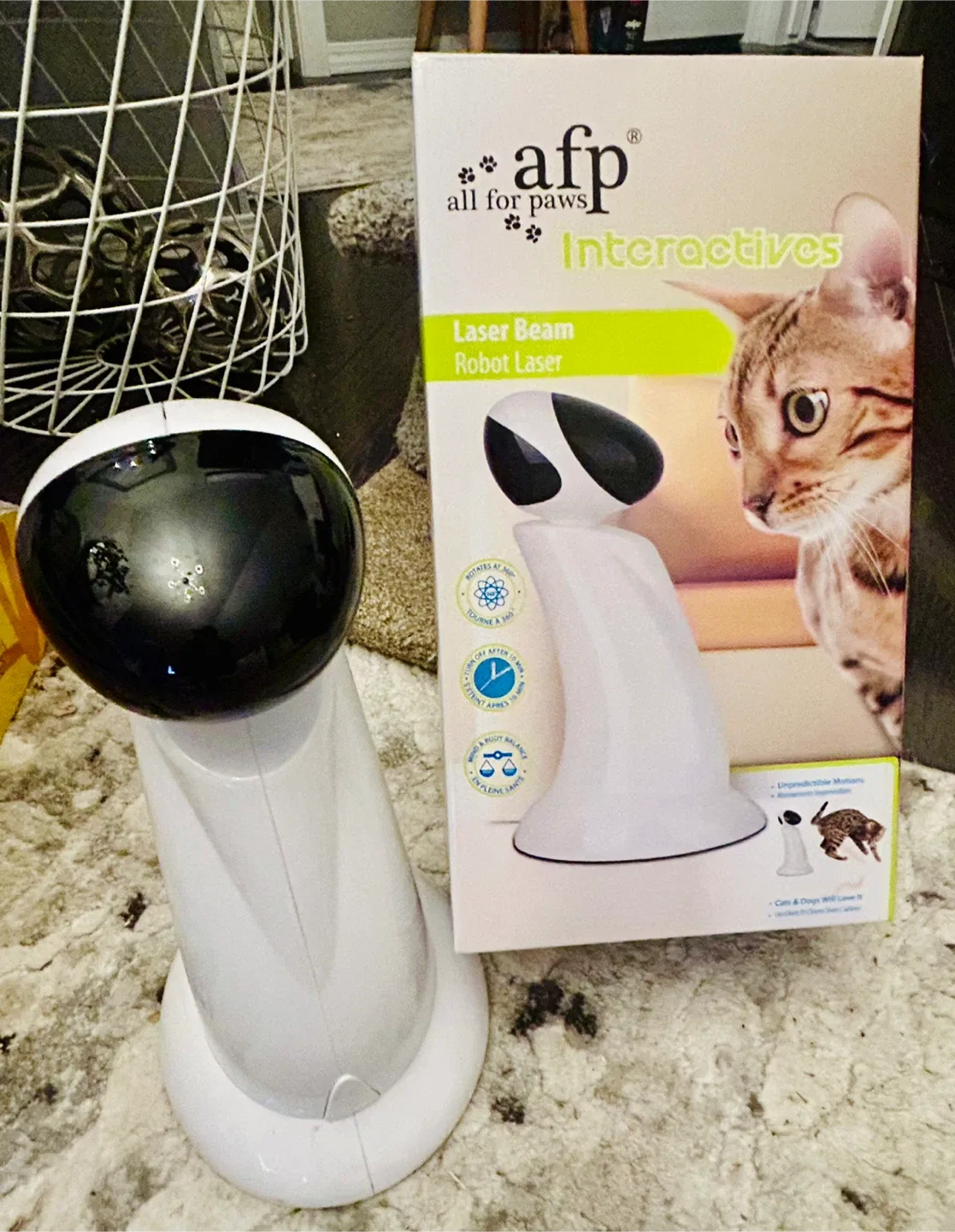 AFP Laser Beam Robot Laser Cat Toy image indicator(2)