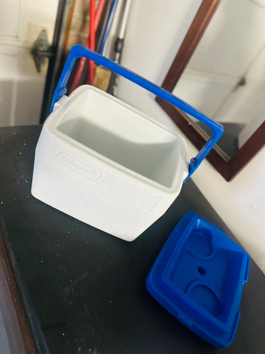 Coleman Personal Cooler White & Blue