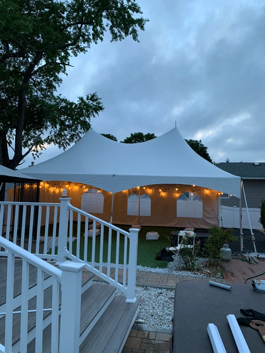 Party rental we cover your outdoor event