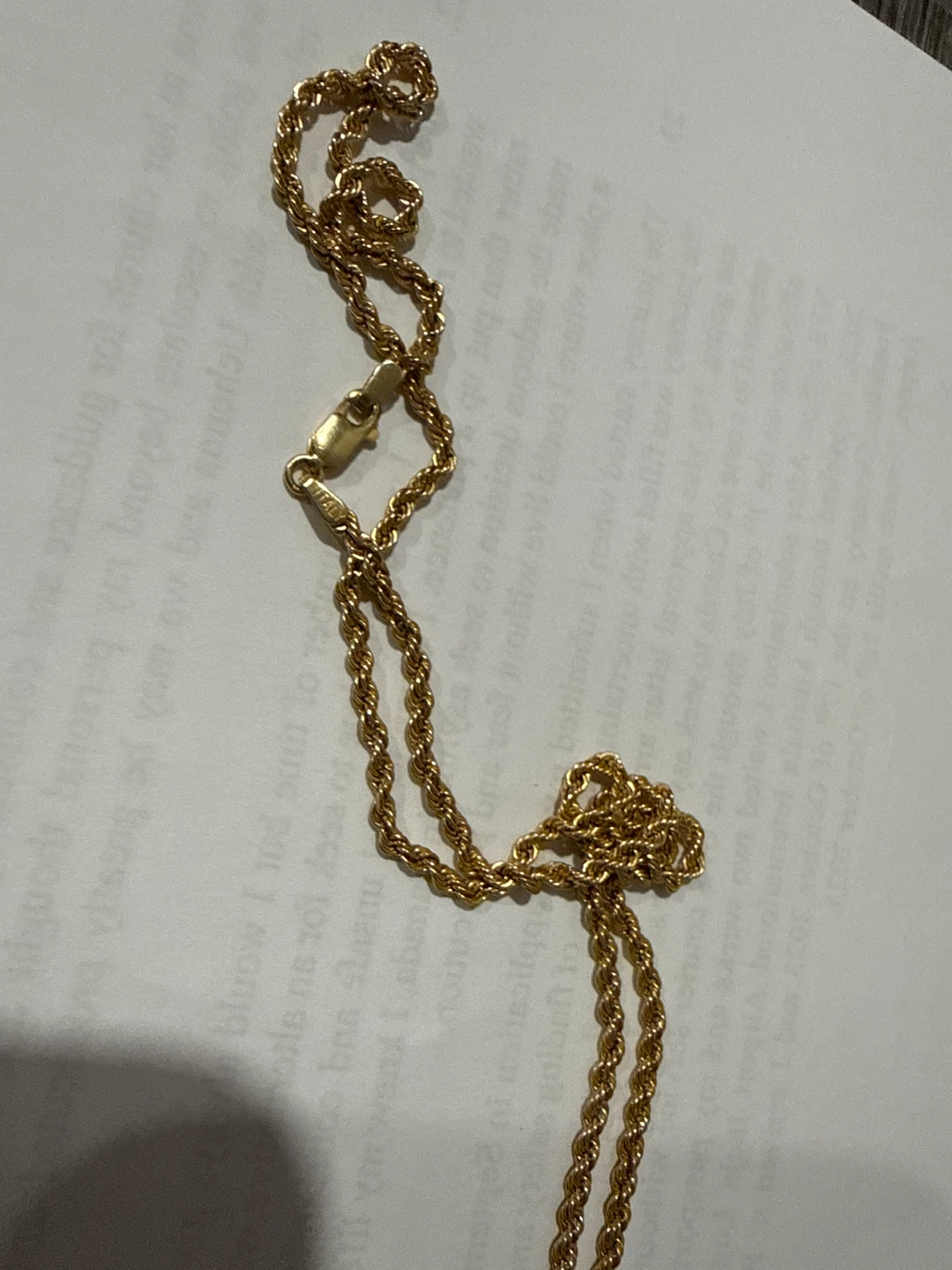 Gold Chain Necklace