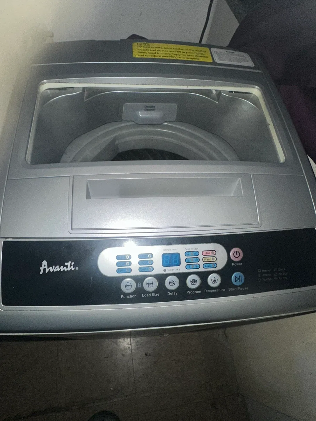 Avanti Top Load Washer thumbnail