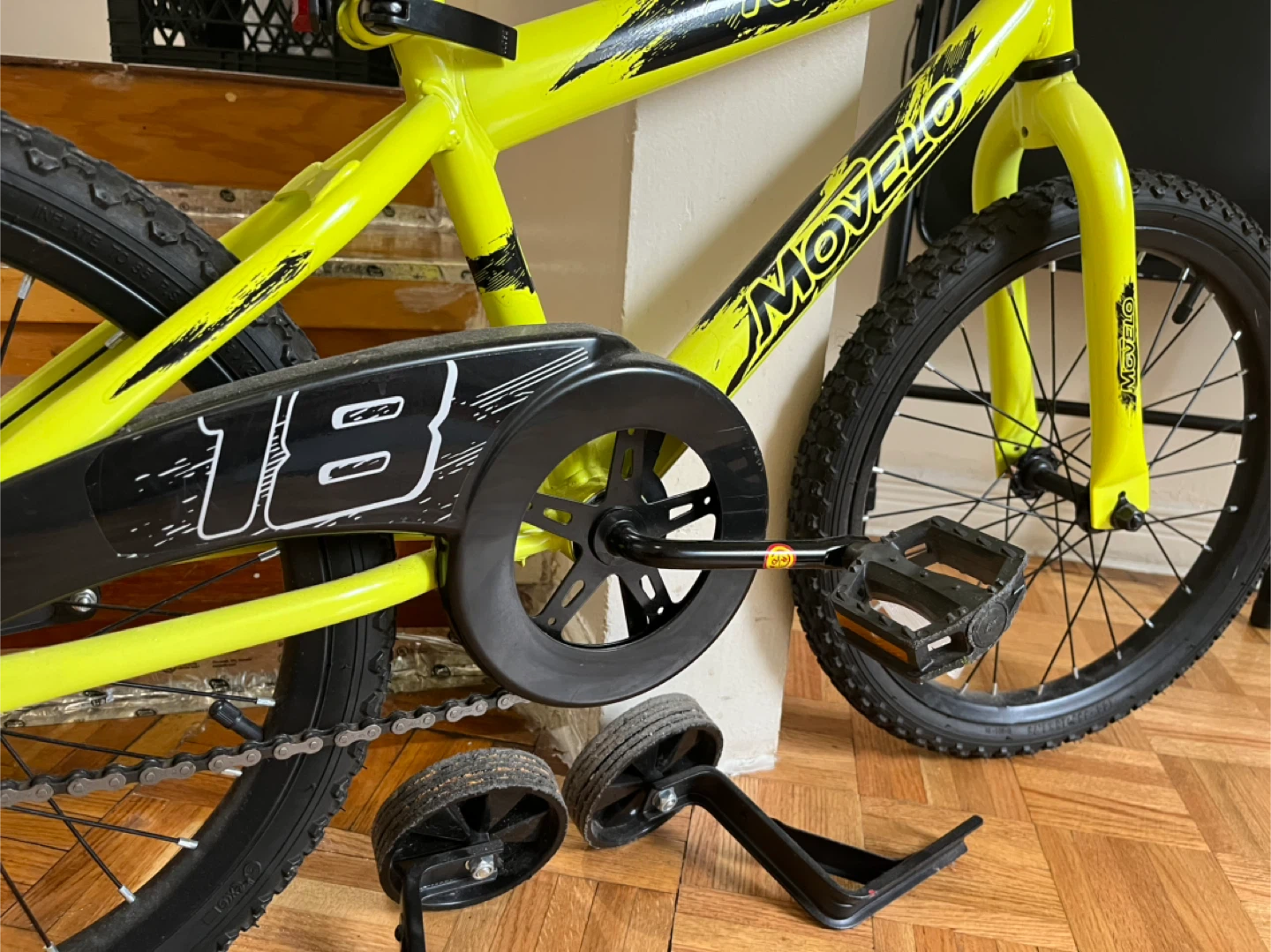 Movelto Rush 18" Kids' Bike - Neon Yellow - photo 5