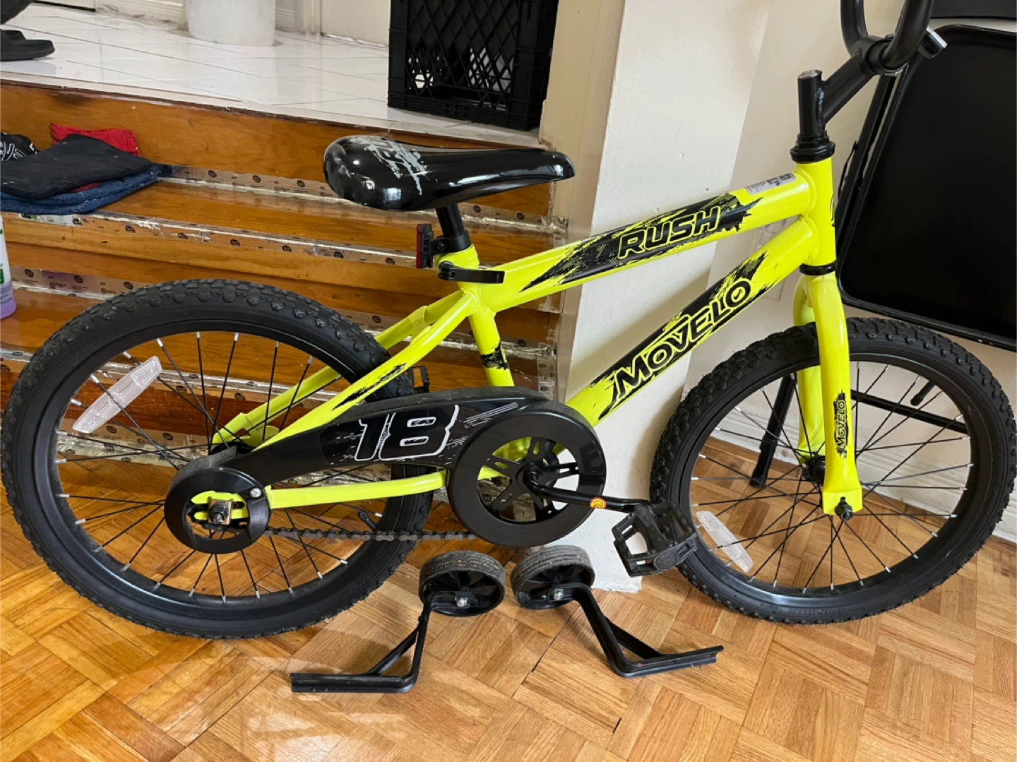 Movelto Rush 18" Kids' Bike - Neon Yellow - photo 3