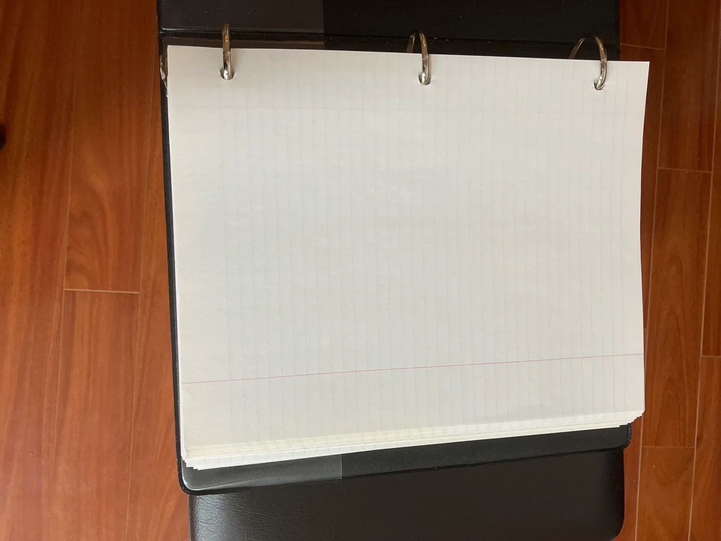 Large Binder & Lots of Paper