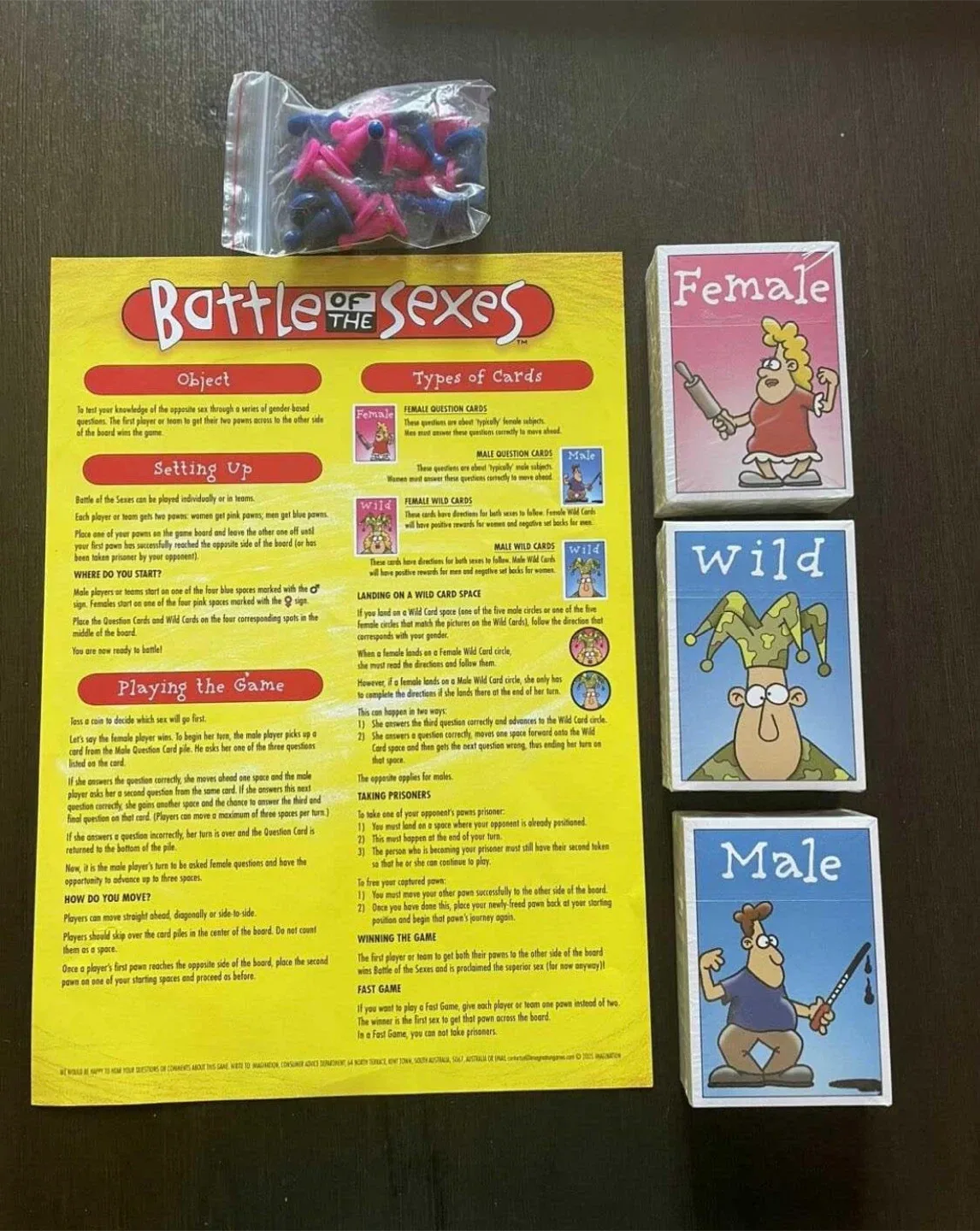 Battle of the Sexes 2nd Edition Board Game image indicator(3)