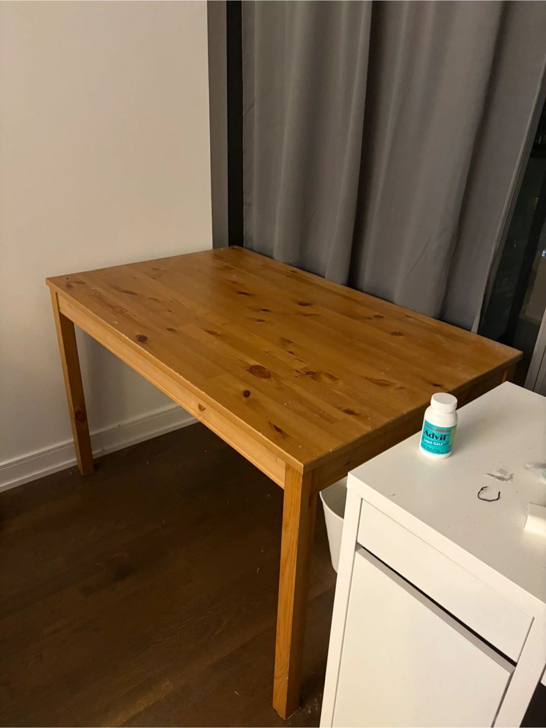 FREE NEED GONE IKEA Solid Wood Dining Table with 4 Chairs - photo 4