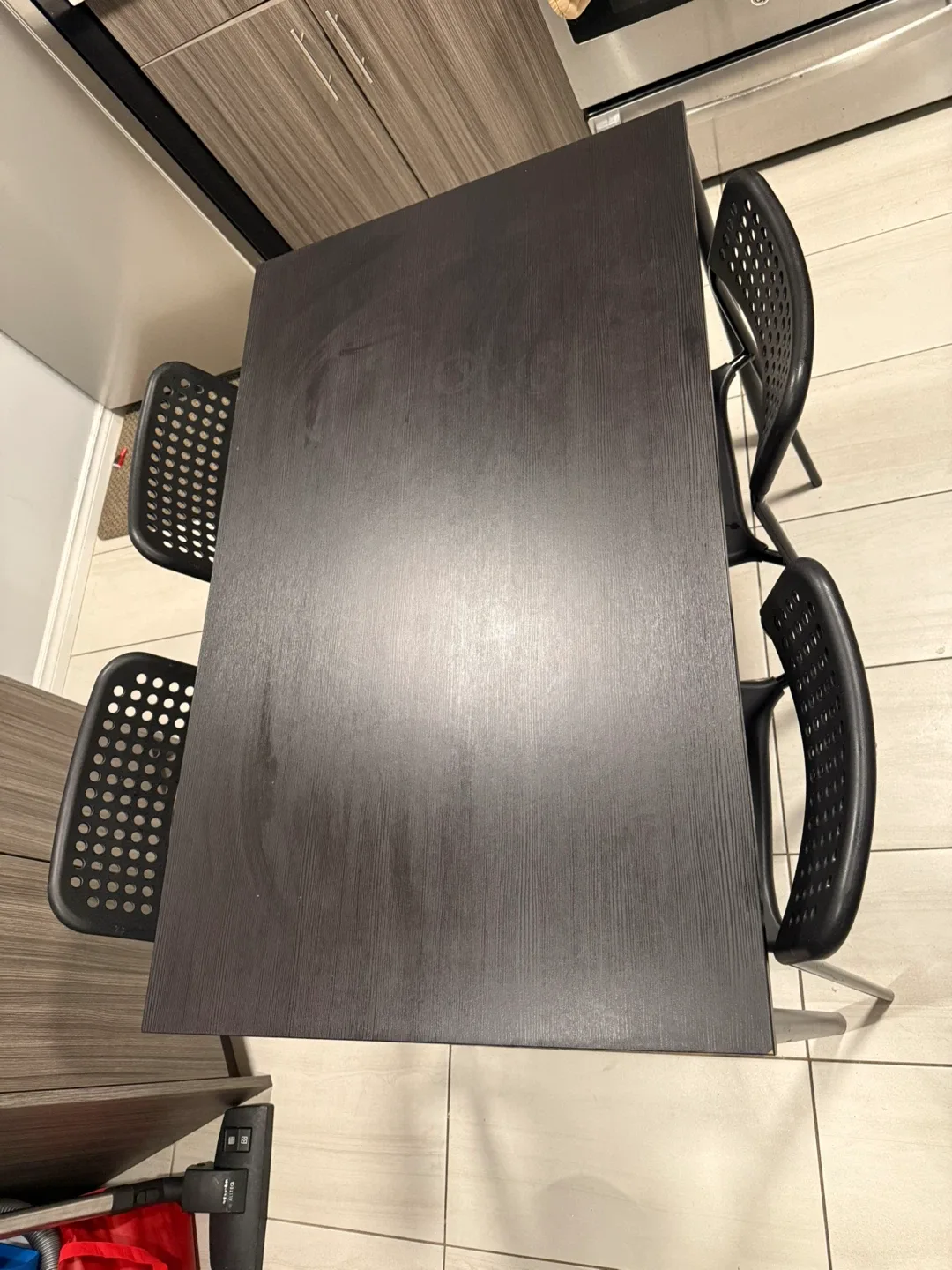 IKEA Melltorp/Adde Black Table & 4 Chairs image indicator(2)