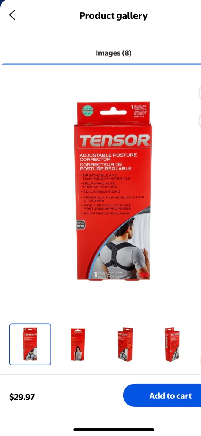 Tensor Adjustable Posture Corrector image indicator(2)