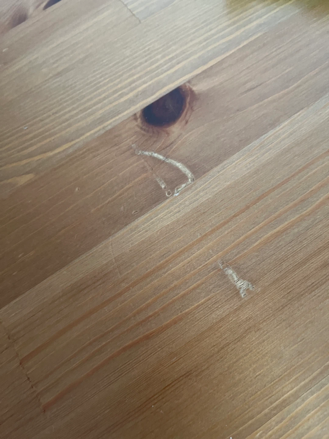 IKEA Solid Pine Dining Table and Chairs - photo 4