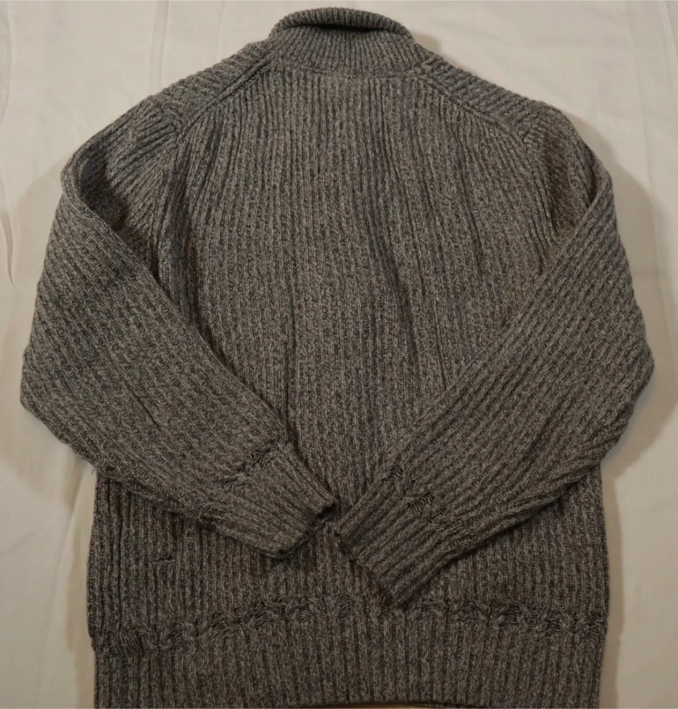 Men's Grey Cardigan Sweater image indicator(5)