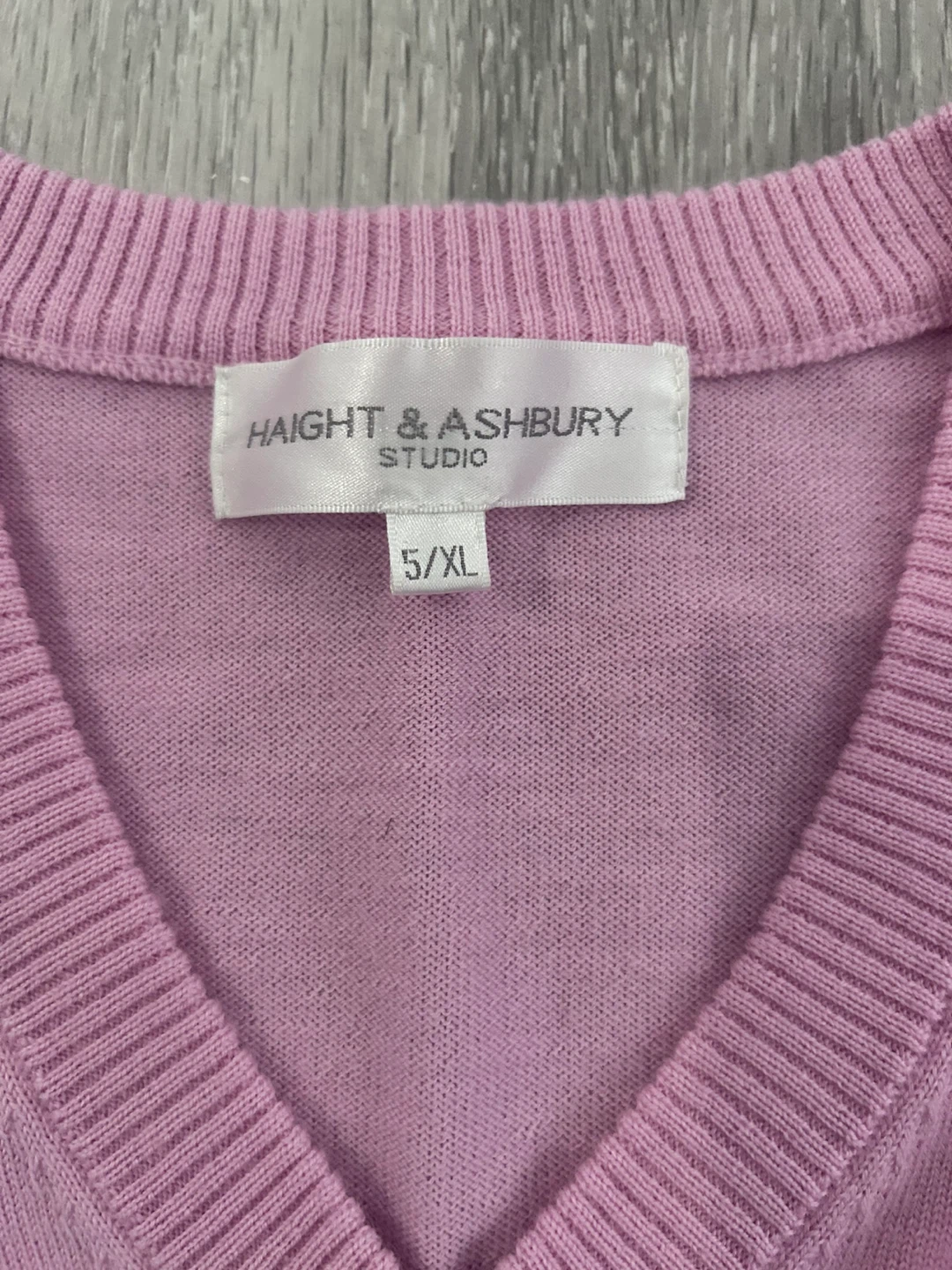 Haight & Ashbury Studio Pink Wool Sweater - 5/XL - photo 3