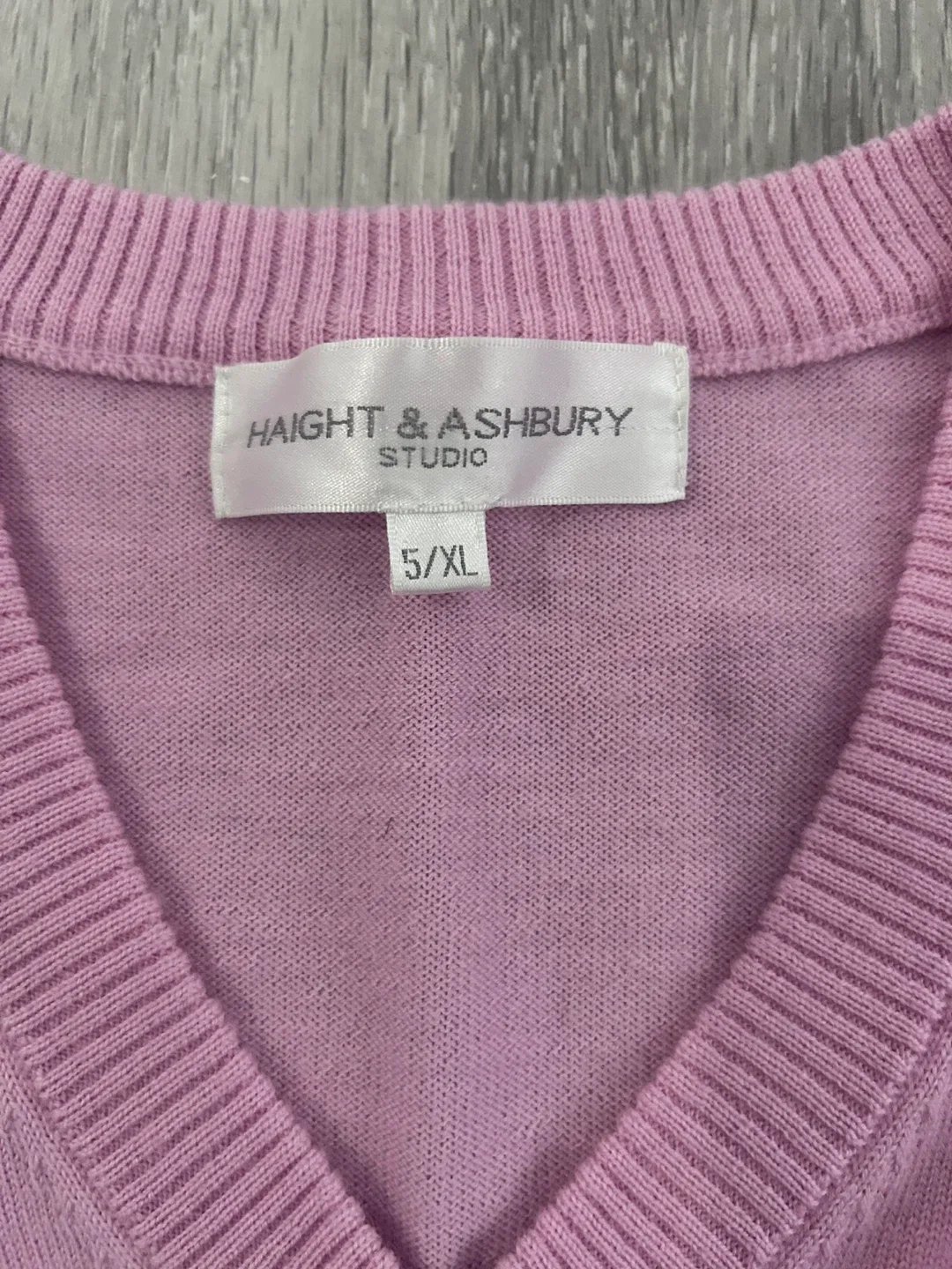 Haight & Ashbury Studio Pink Wool Sweater - 5/XL image indicator(3)