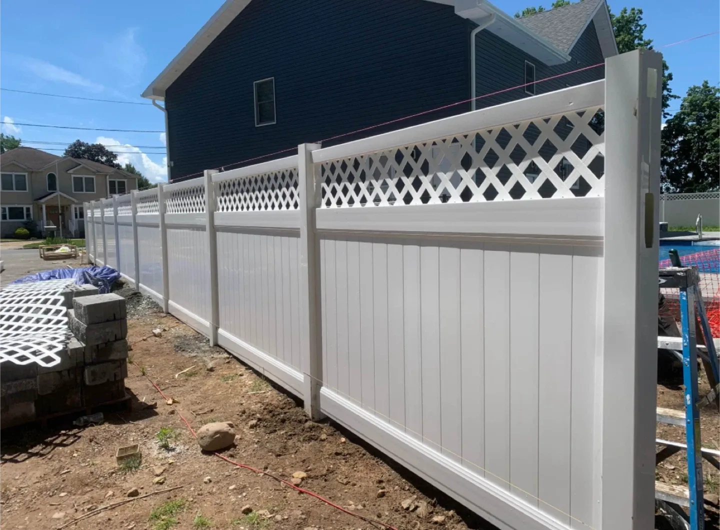 White Vinyl Fence Posts & Railings 3476072299 tex image indicator(4)