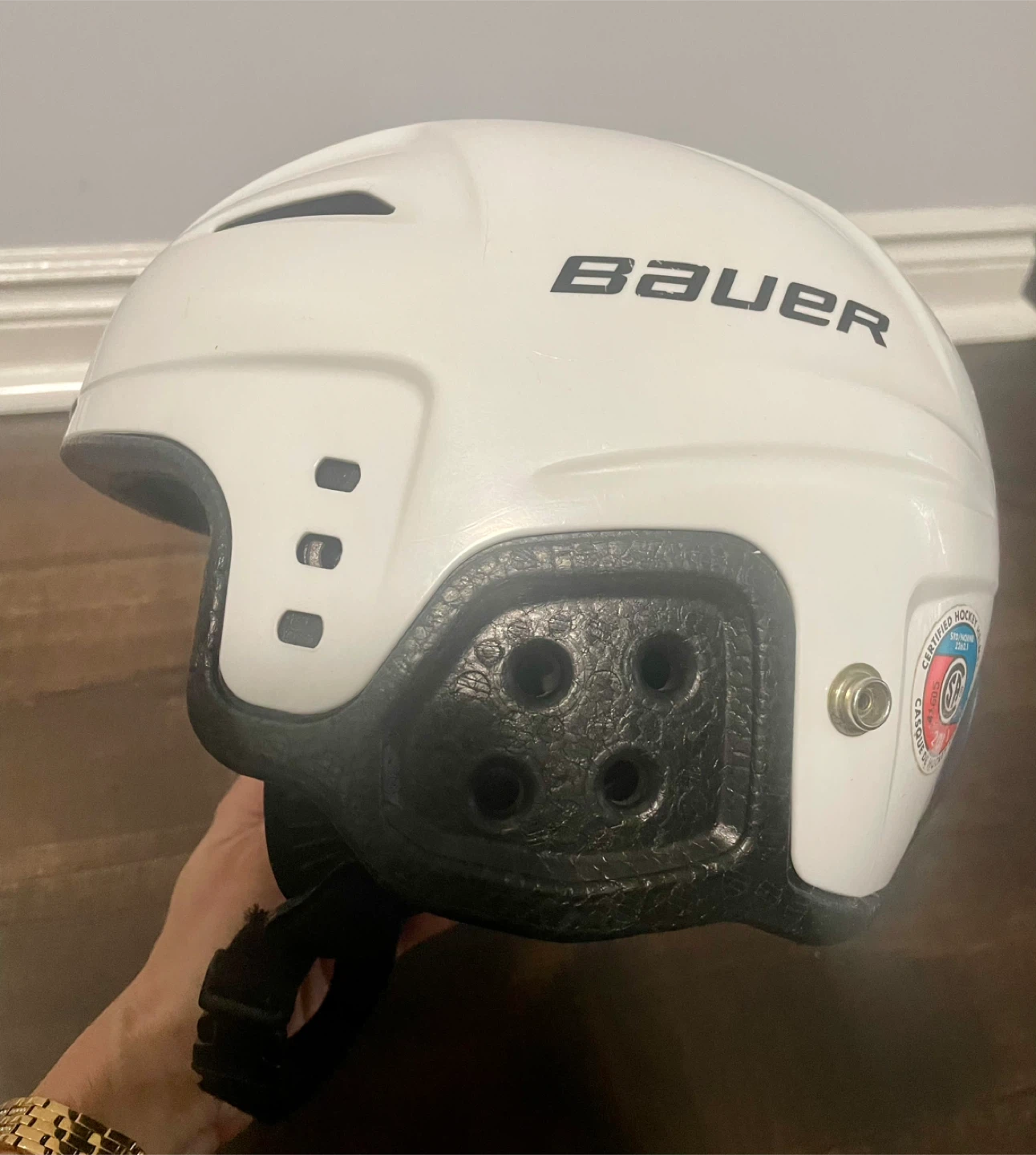 Bauer Lil' Sport Hockey Helmet - White