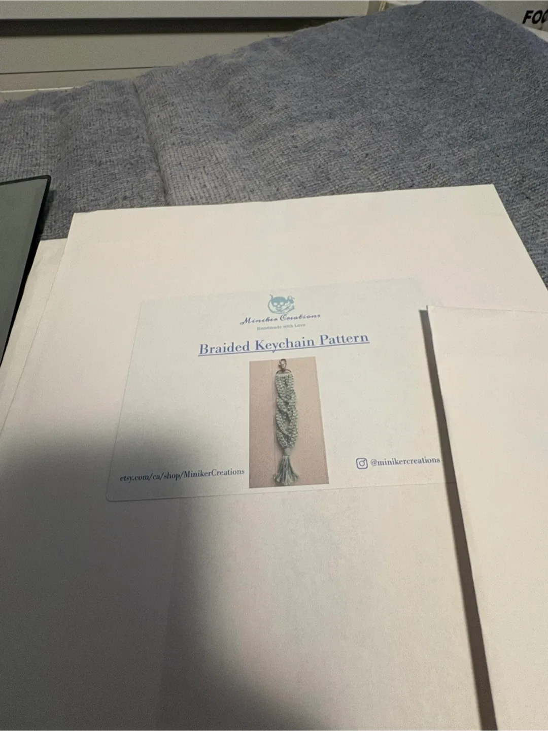 Macrame Crafting Supplies Lot - cord, Beads, Rings image indicator(7)