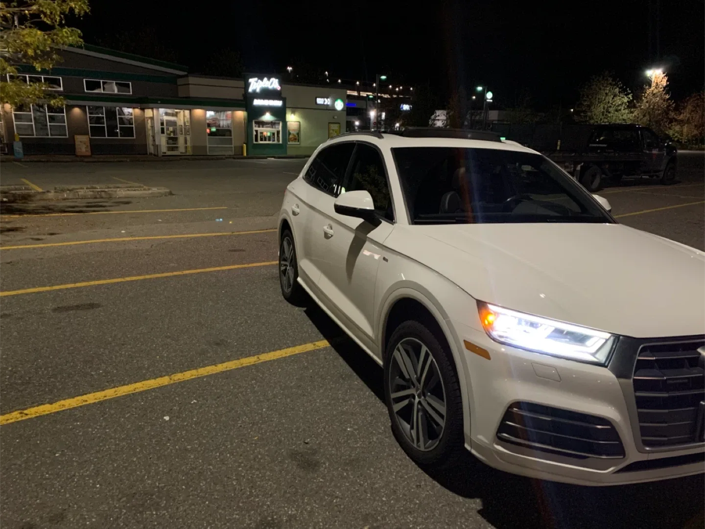 White Audi Q5 SUV 2018 image indicator(7)