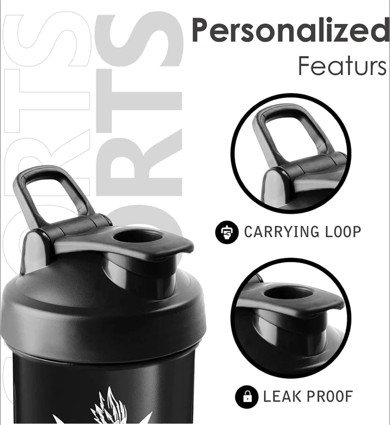 (New) Dragon Ball Bottle Shaker For Protein Mixes image indicator(2)