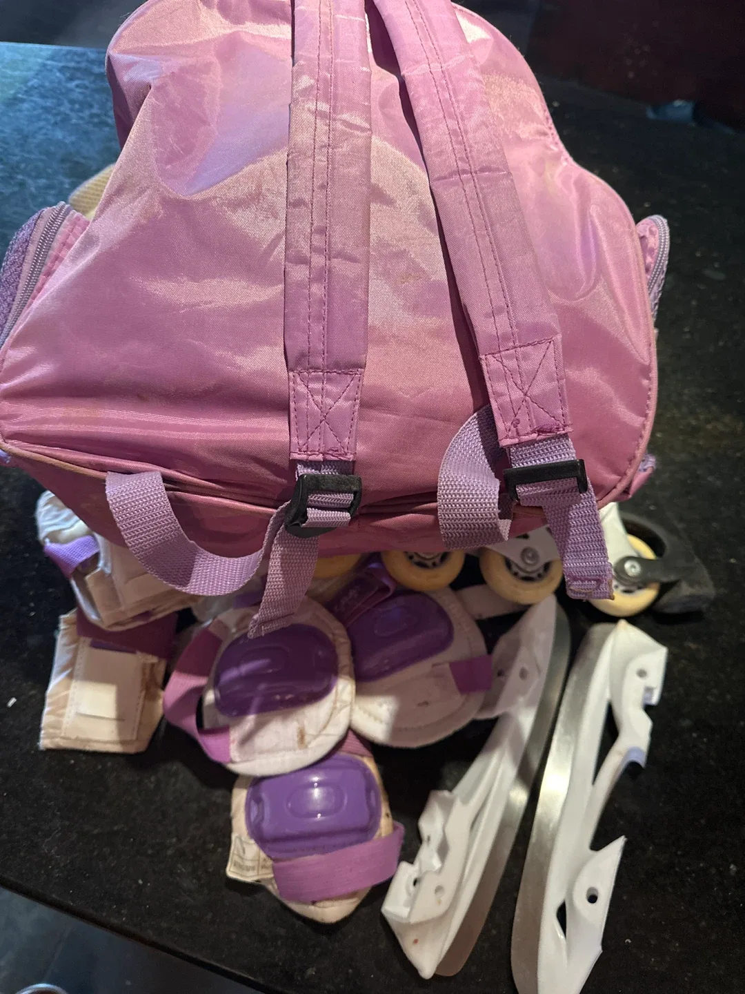 Inline Skates with Ice Blades & Protective Gear image indicator(5)