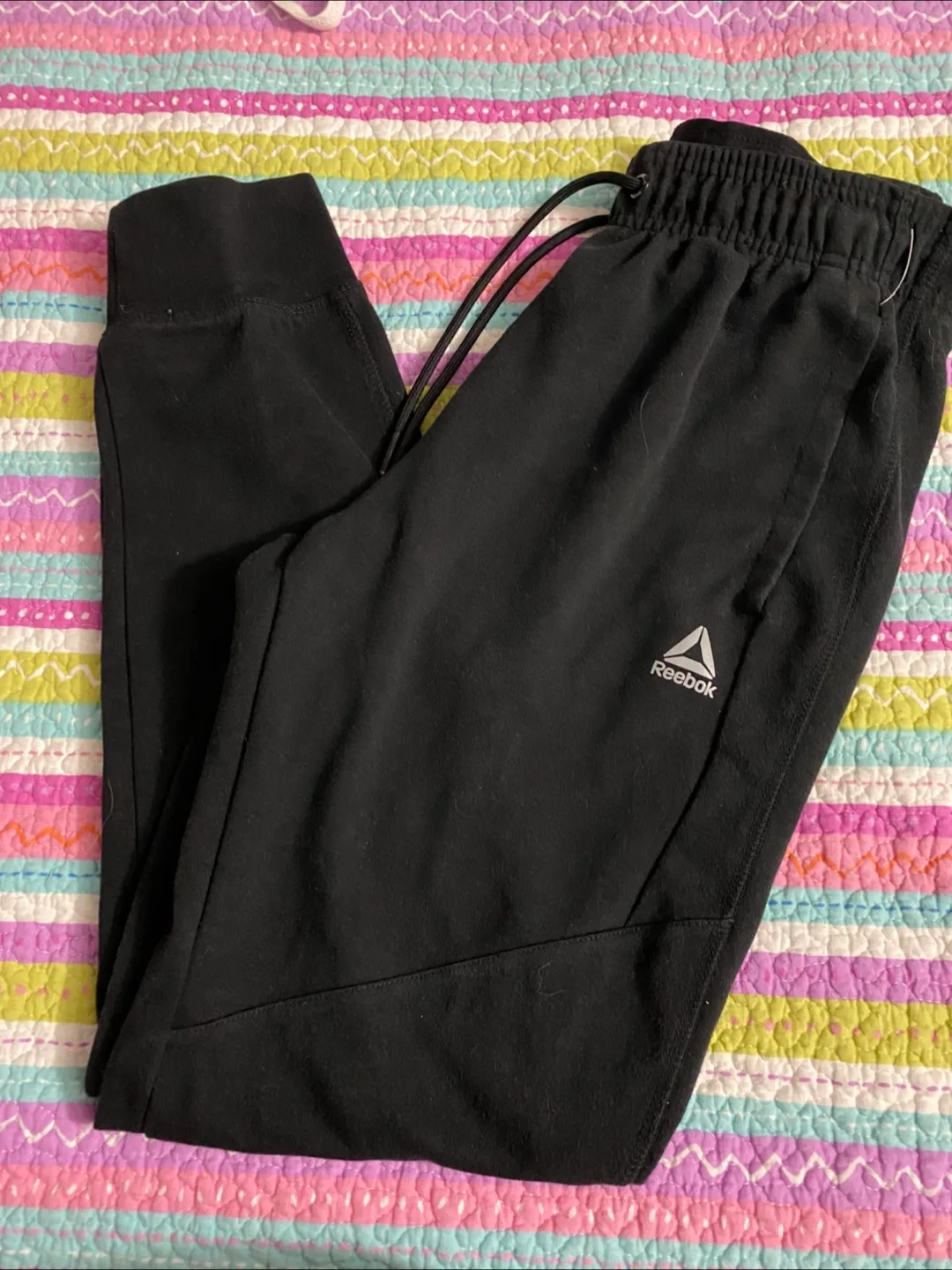Reebok Black Jogger Pants thumbnail