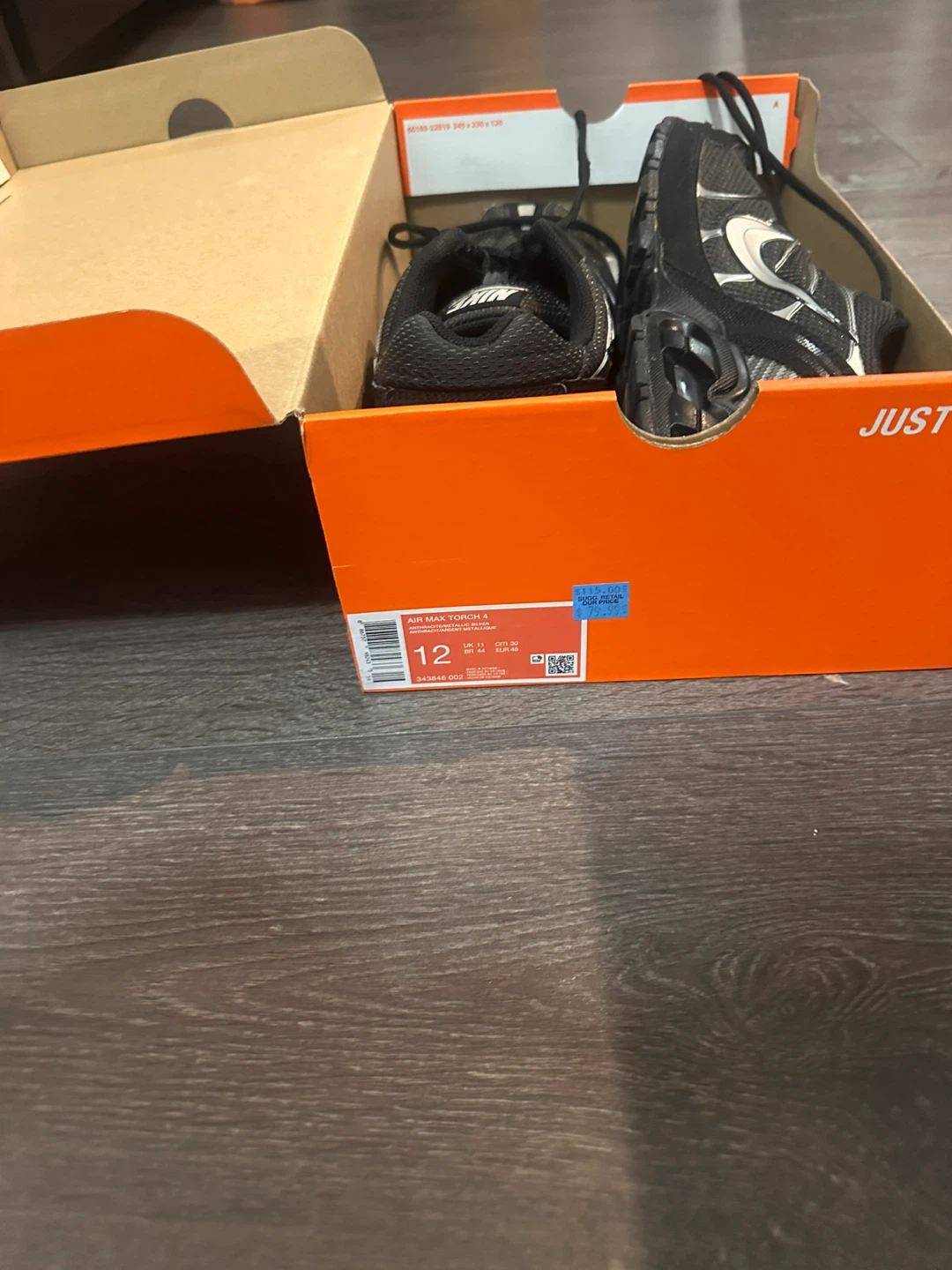 Nike Air Max Torch 4 Black Size 12 - photo 3