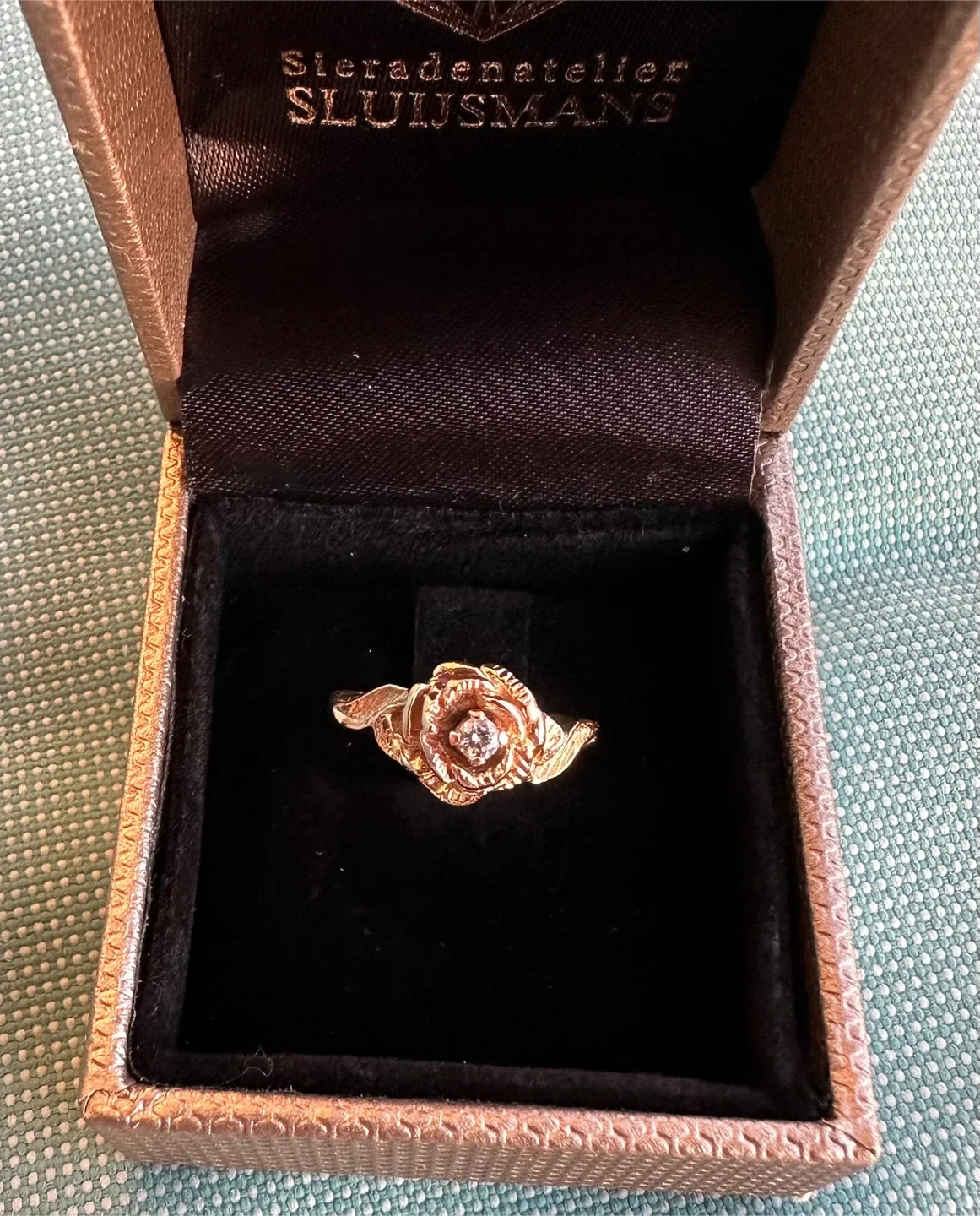 14K Rose Gold Ring – size 6 - Beautiful Rose Design 🌹 image indicator(2)