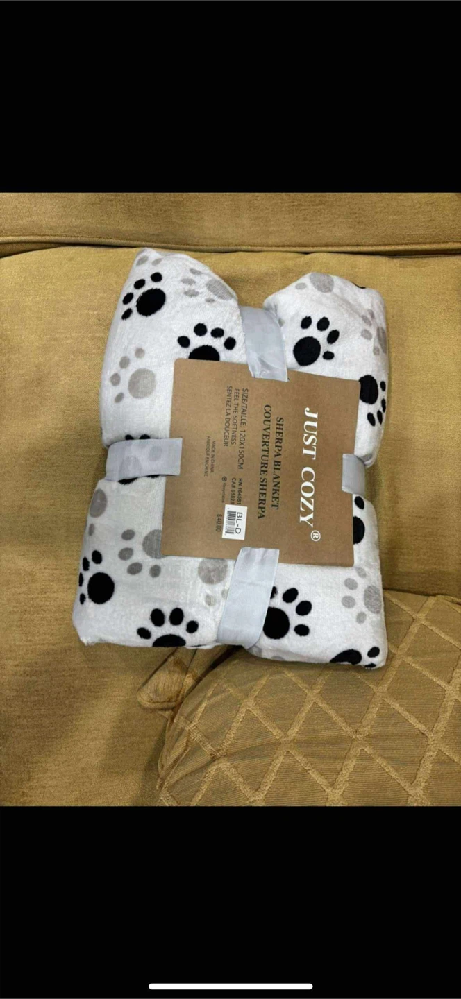 Just Cozy Sherpa Blanket 120x150cm - New! - photo 3