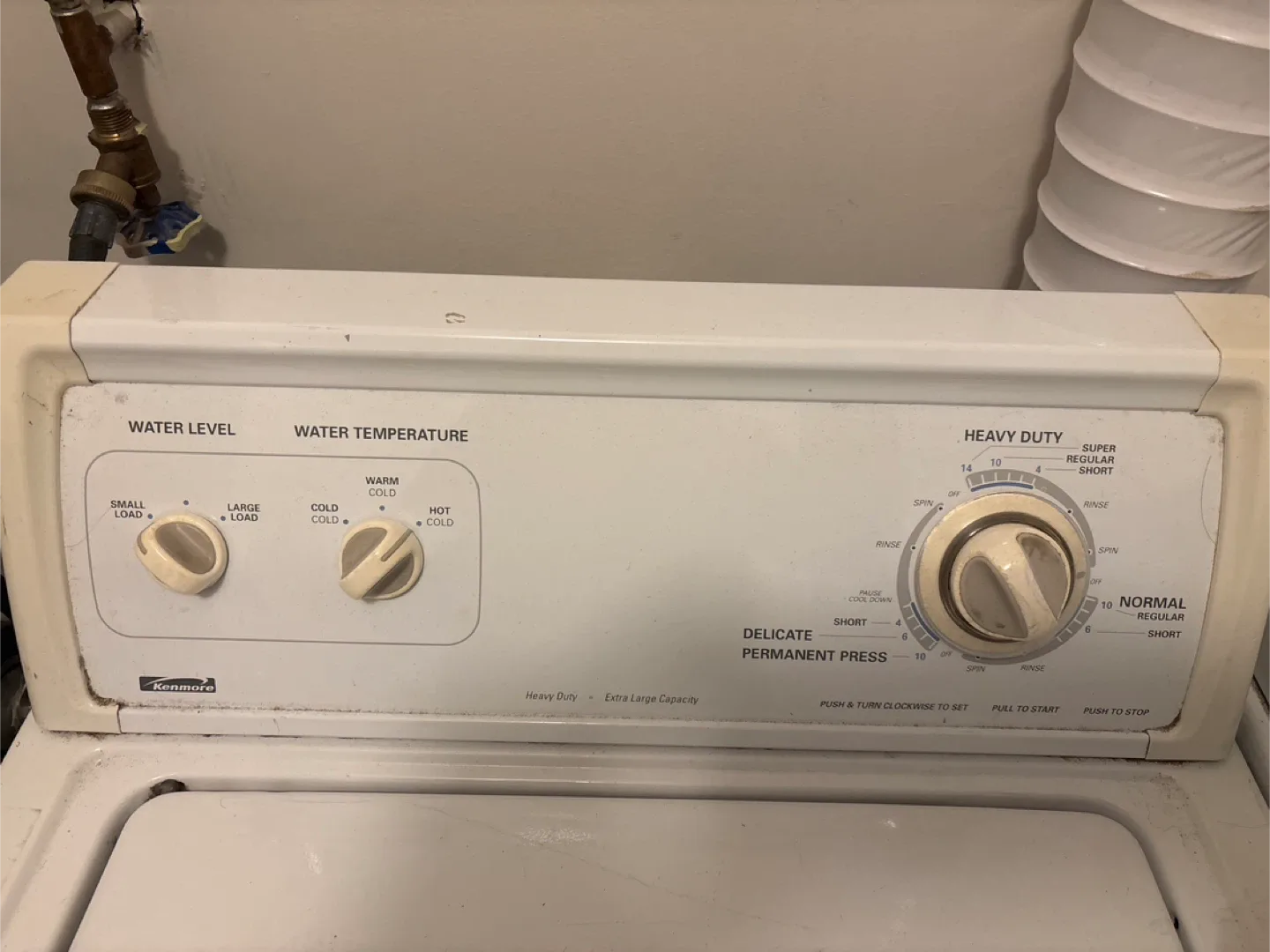 Kenmore Heavy Duty Washer and dryer image indicator(3)