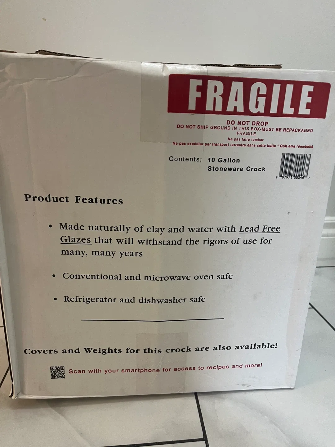 Ohio Stoneware 10 Gallon Crock image indicator(3)