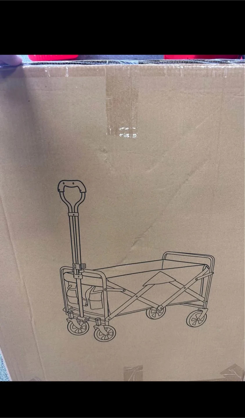 Folding Wagon Cart - Black image indicator(3)