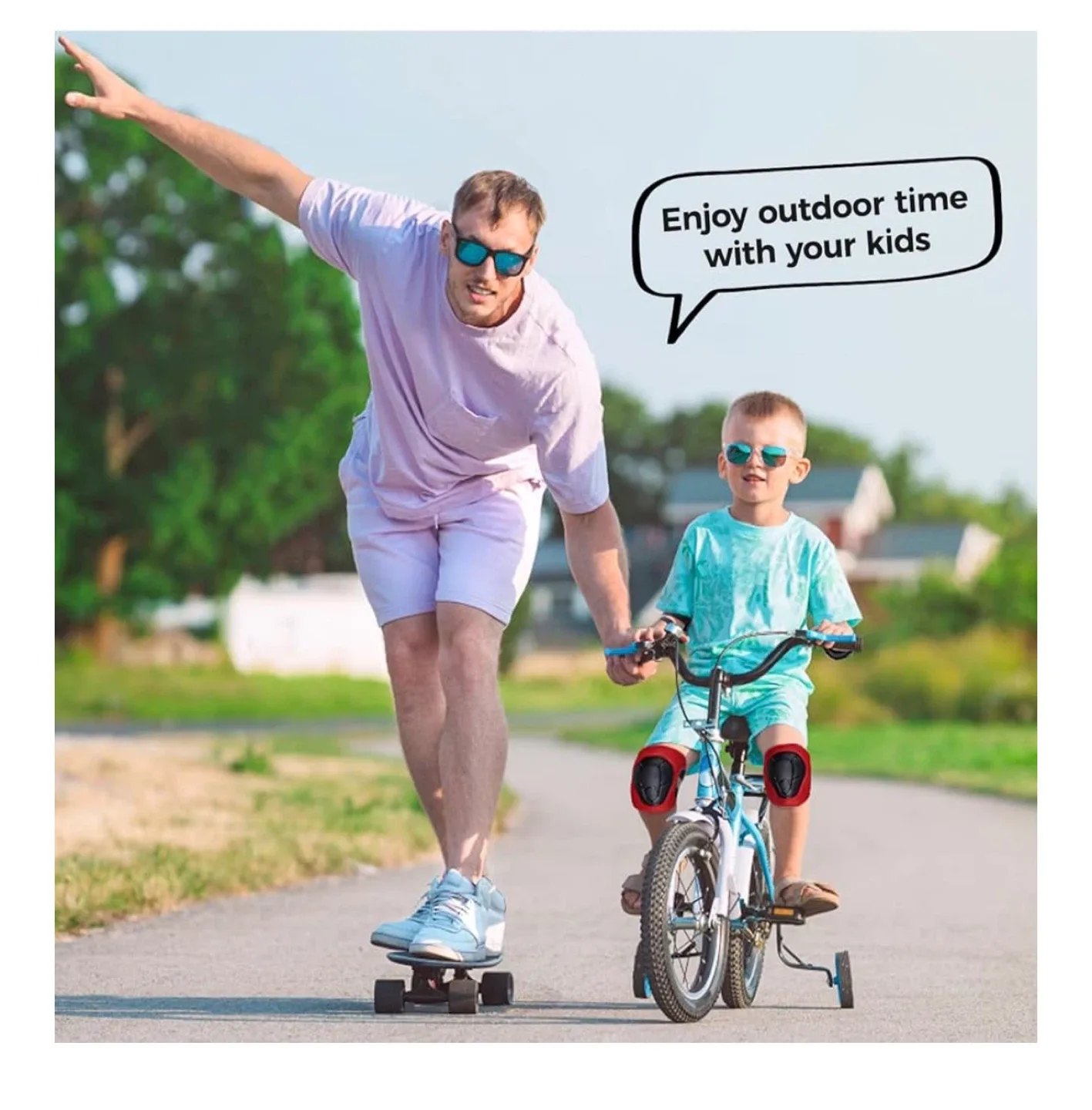 Kids Protective Gear Set - Knee, Elbow, Wrist Pads image indicator(5)