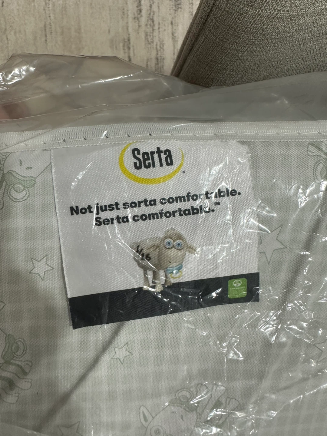 Serta Perfect Rest Crib & Toddler Mattress - Dual Sided - photo 3