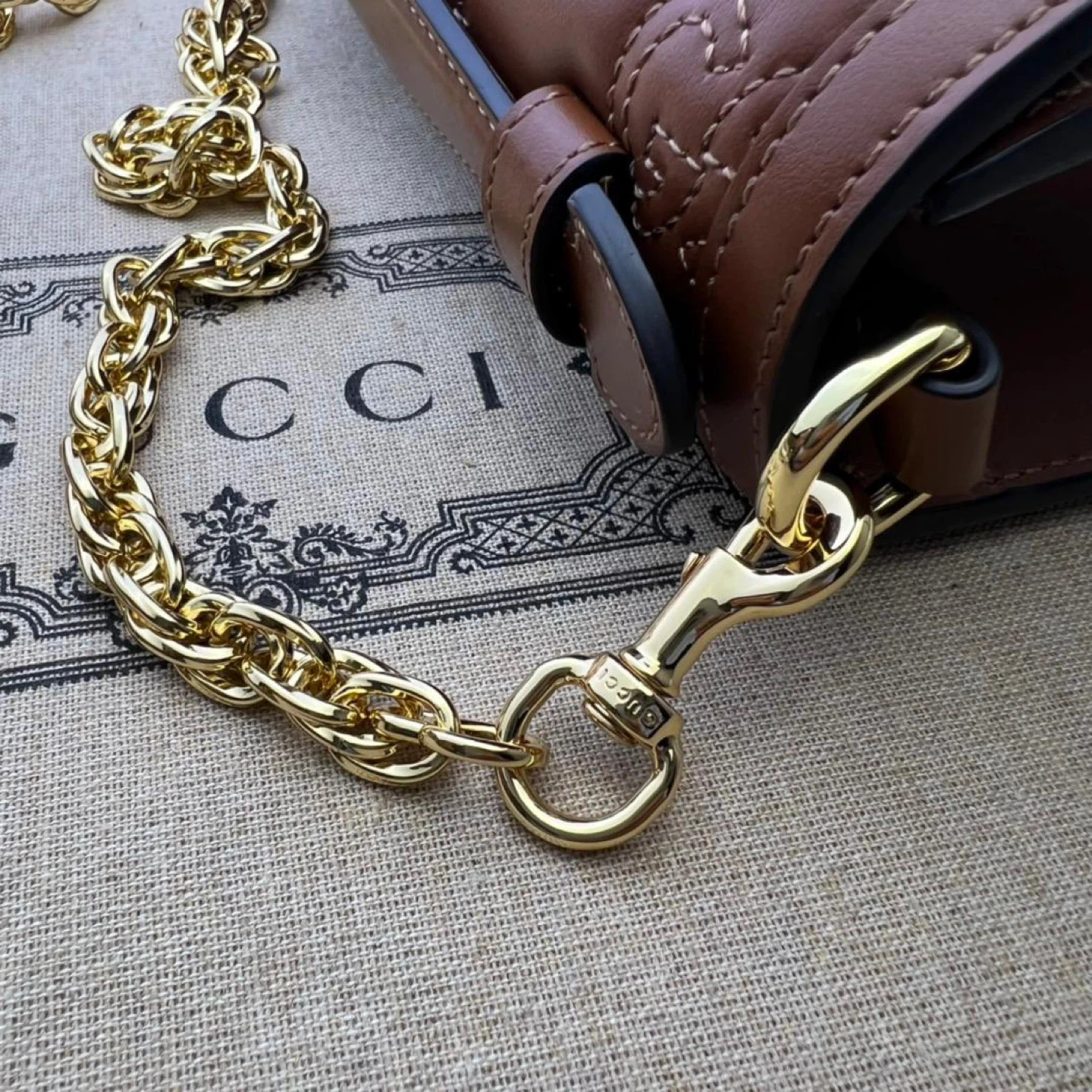 Gucci Brown Leather Shoulder Bag - photo 4