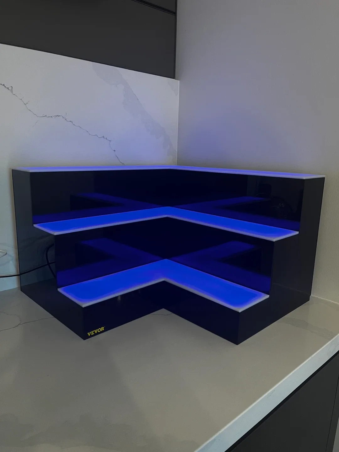 VEVOR Acrylic Display Riser Shelf with LED Lights thumbnail