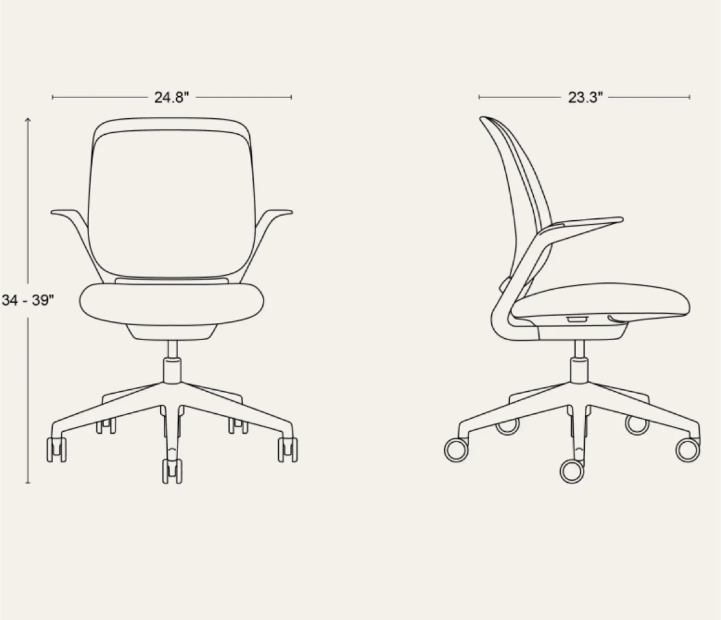 White Office Chair image indicator(3)