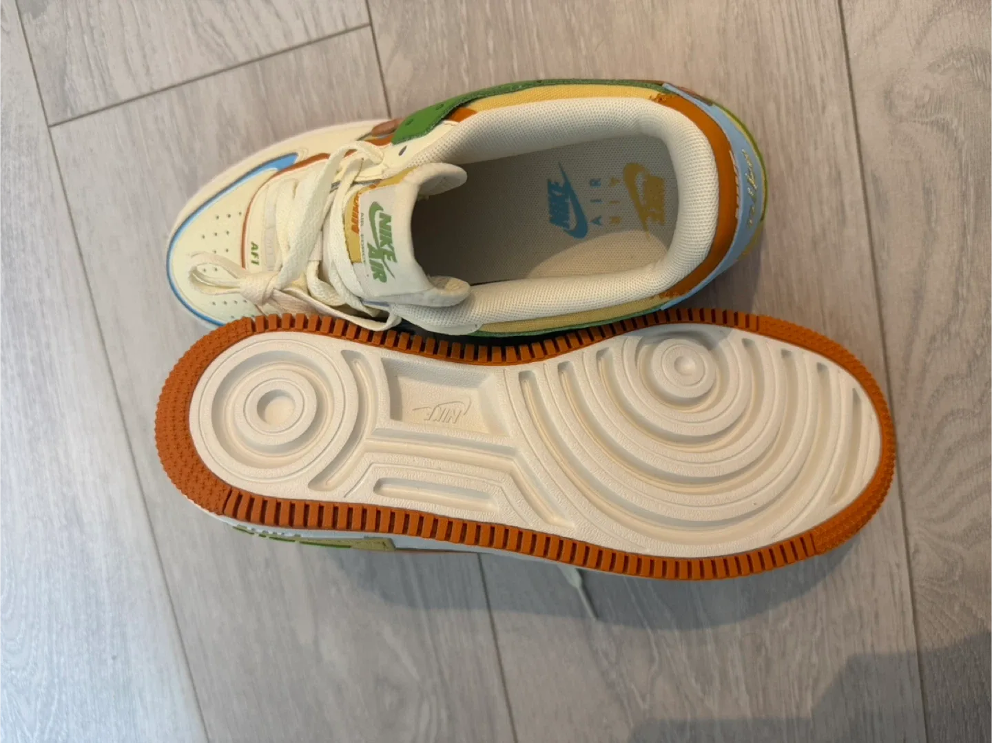 Nike Air Force 1 Shadow 'Coconut Milk Blue Monarch' image indicator(4)