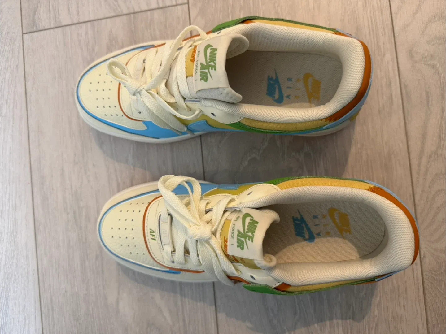 Nike Air Force 1 Shadow 'Coconut Milk Blue Monarch' image indicator(3)