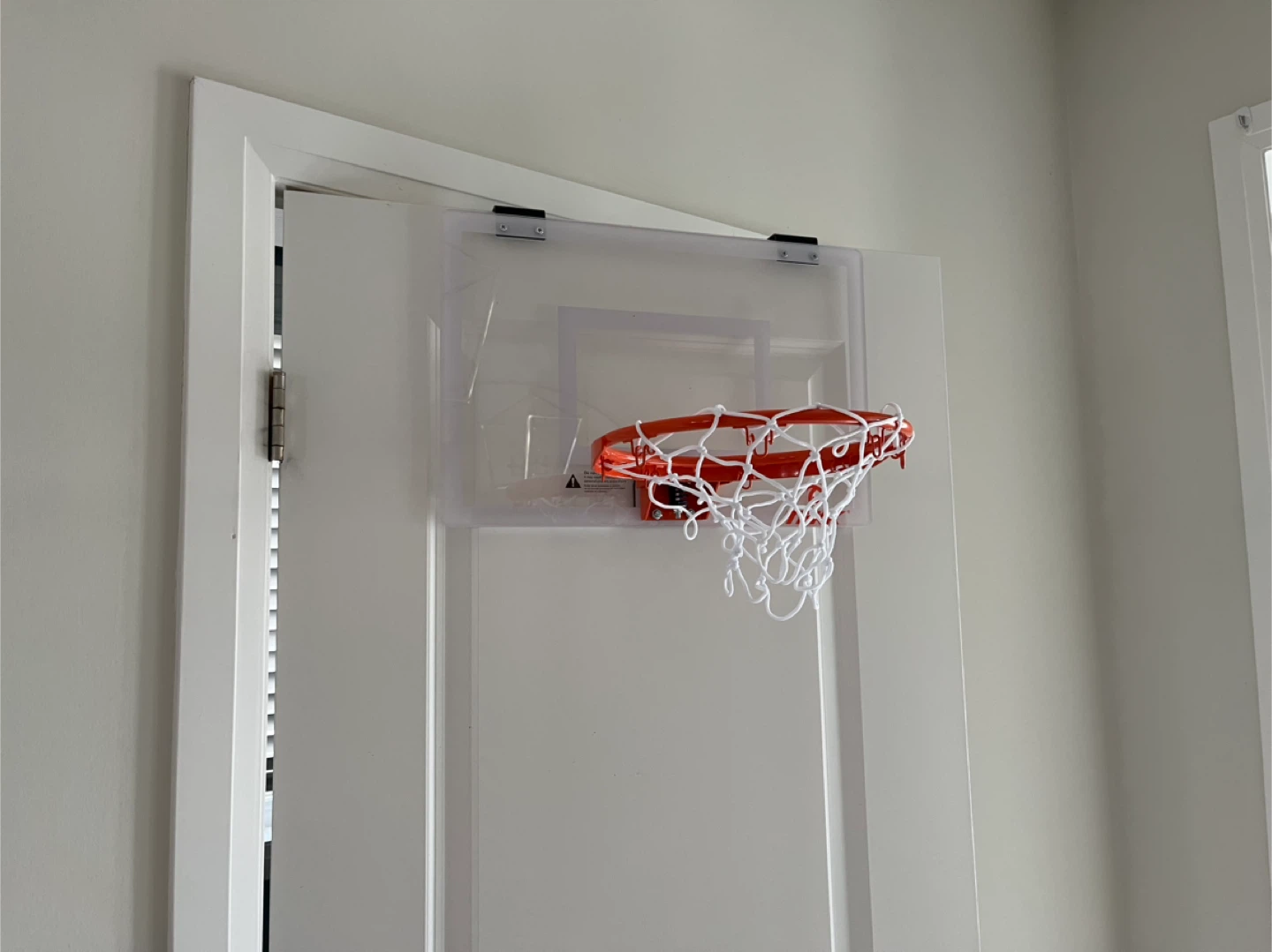 Over-the-Door Mini Basketball Hoop