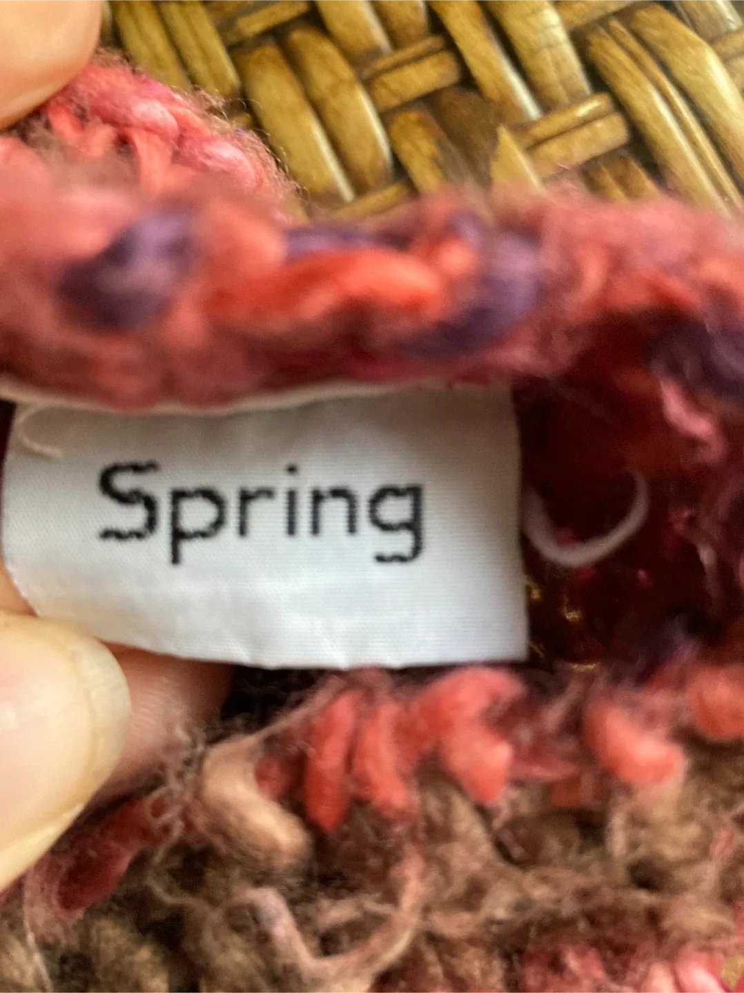 Fashion Knit Beanie - Multicolour Pink & Purple image indicator(5)