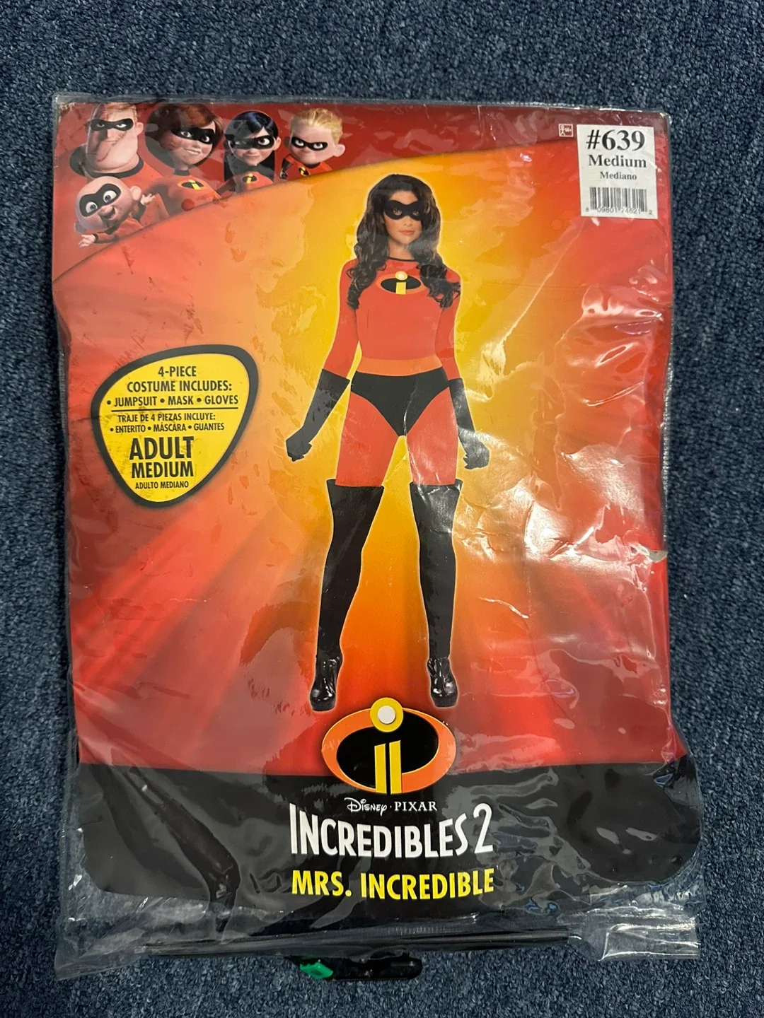 Incredibles 2 Mrs. Incredible Costume - Adult Medium thumbnail