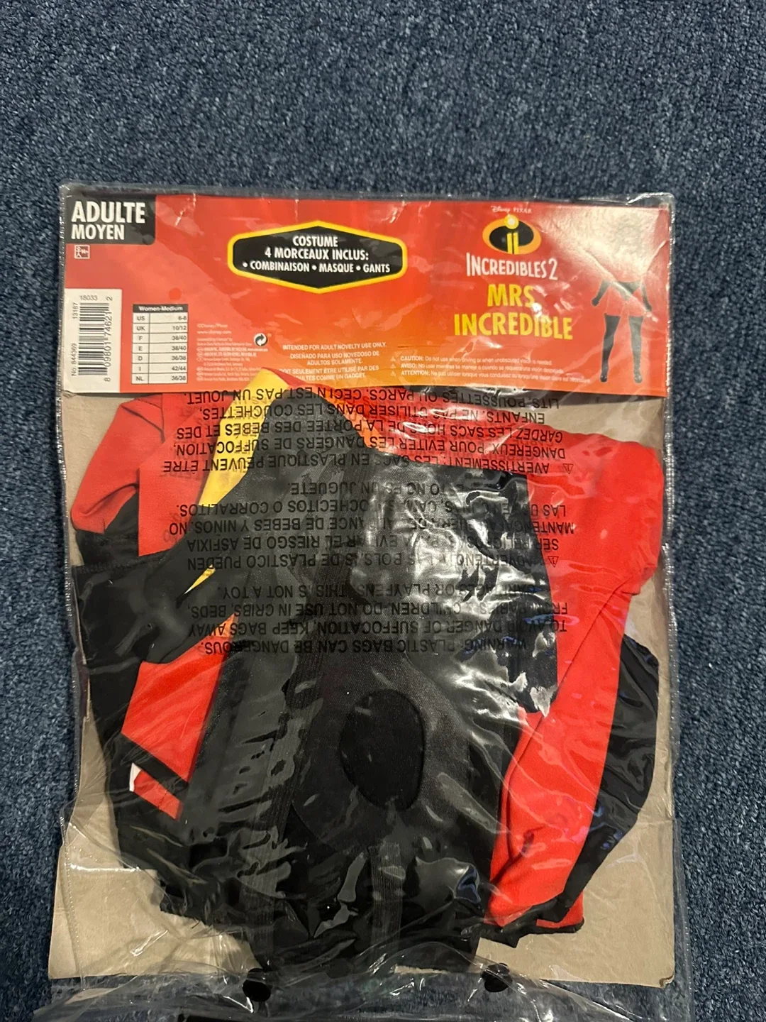 Incredibles 2 Mrs. Incredible Costume - Adult Medium image indicator(2)