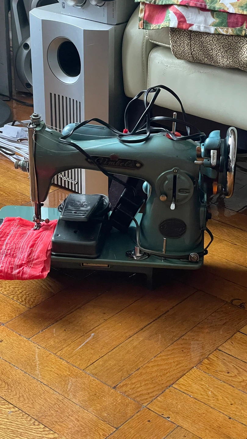 Vintage Gimbels Sewing Machine