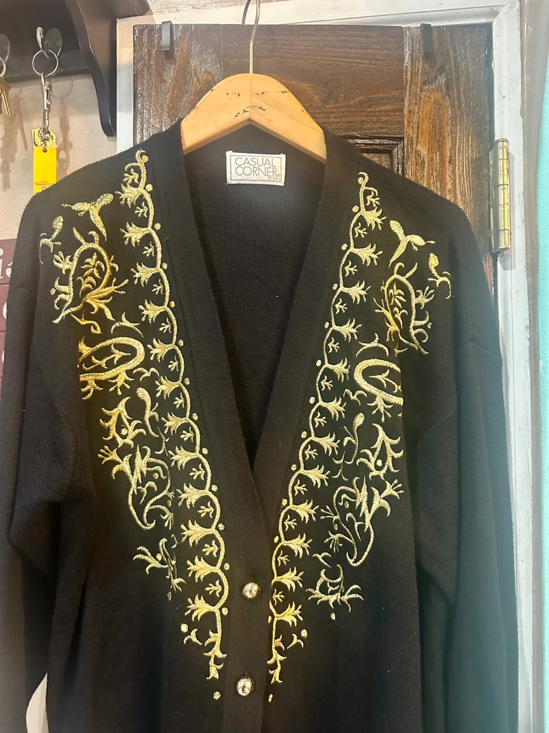 Casual Corner Black Cardigan size L - photo 2