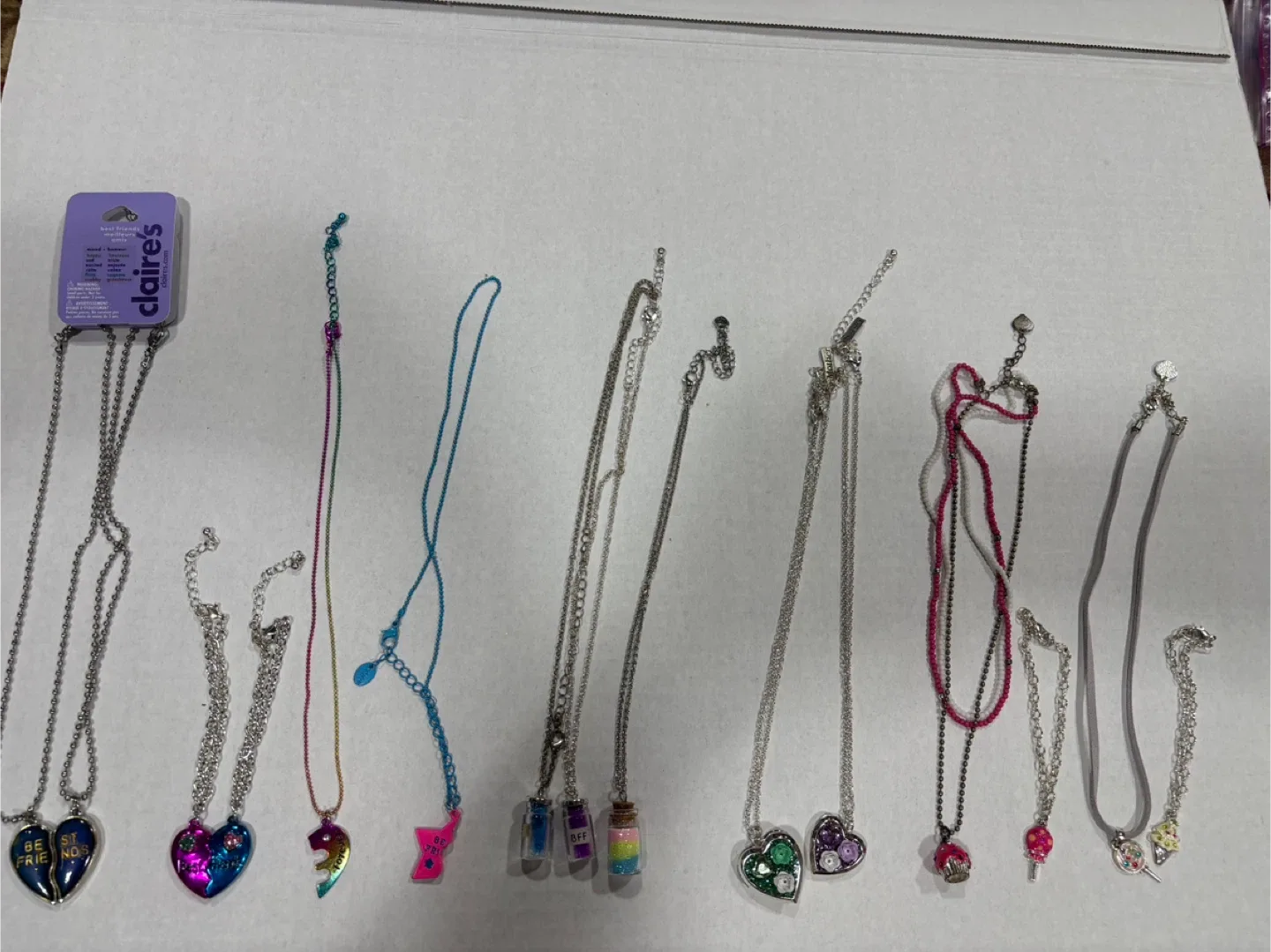 Lot of kids Claire's Best Friends Necklaces and jewellery thumbnail