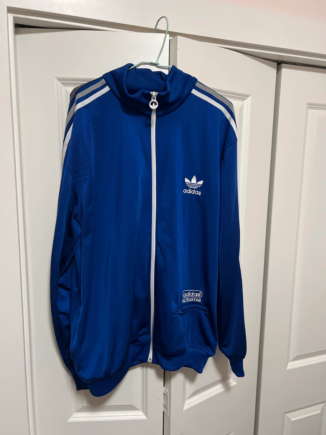 Adidas Ultrastar Track Jacket Blue