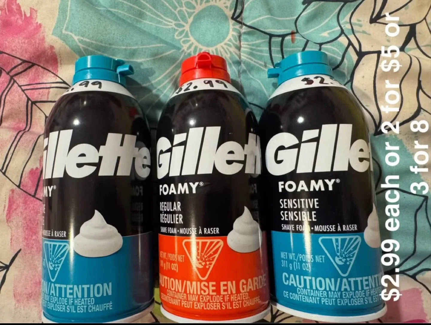 Gillette Foamy Shave Foam - Regular, Sensitive thumbnail