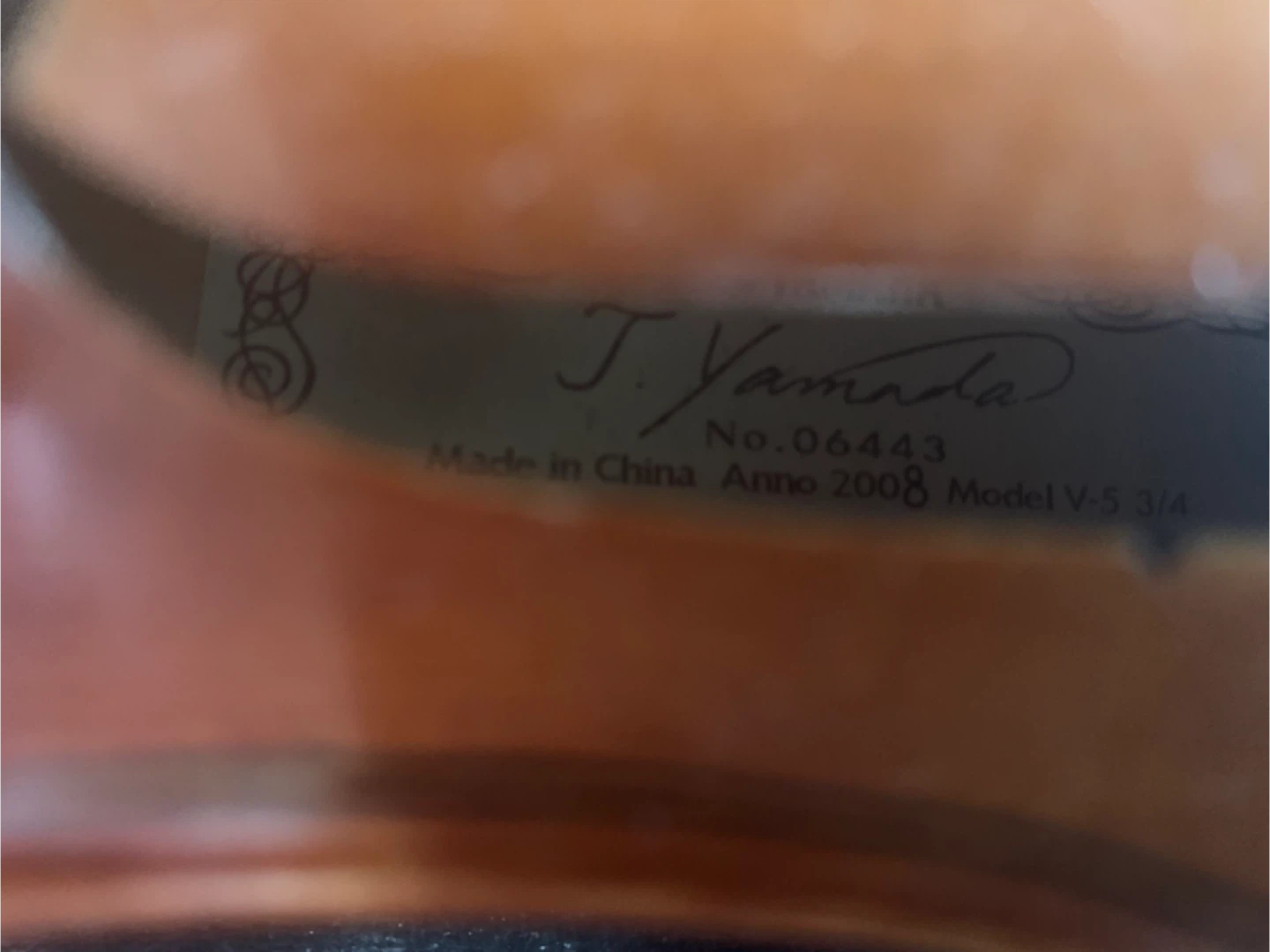 Yamaha V-5 3/4 Violin used - photo 4