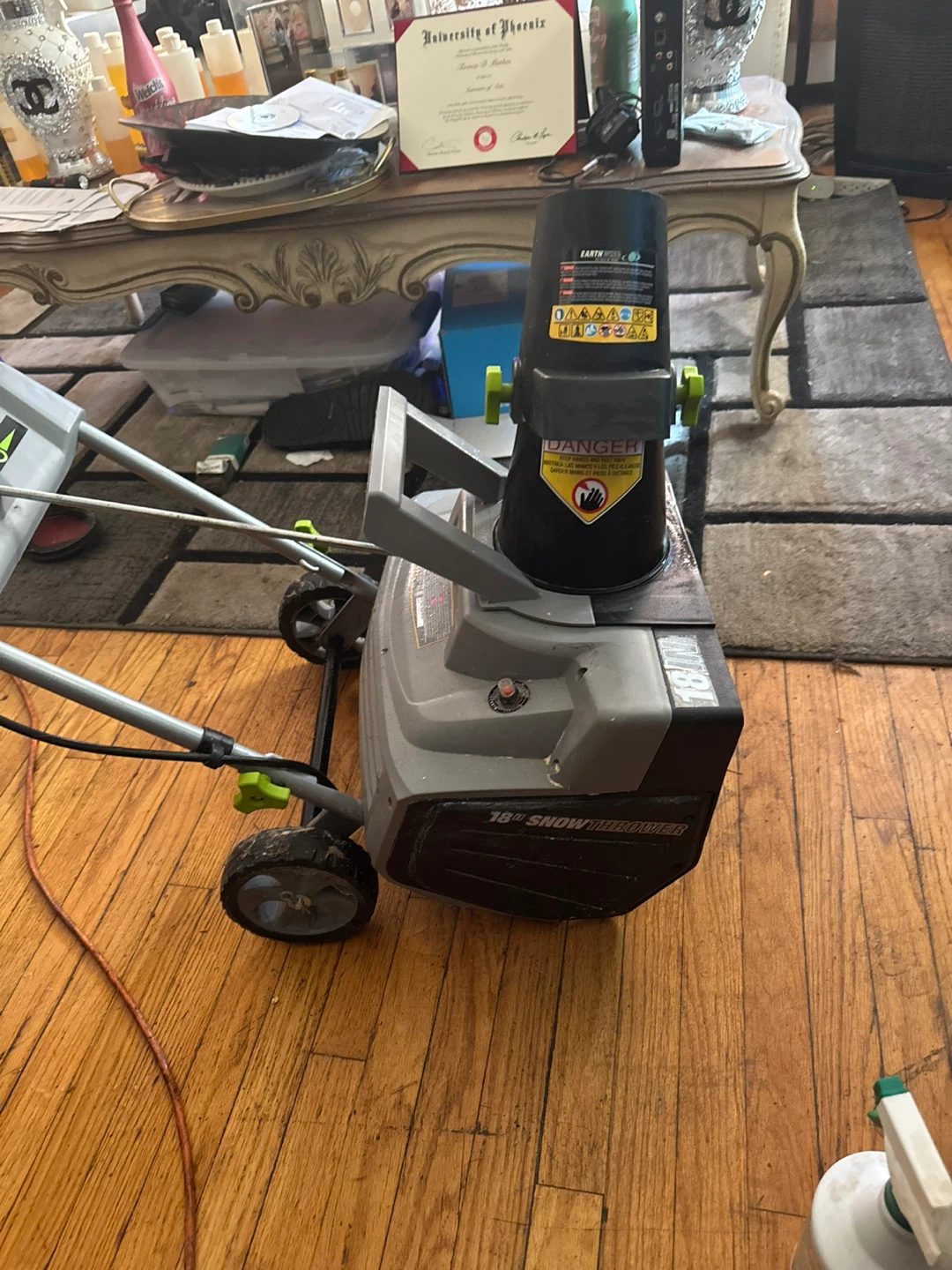Earthwise 18-Inch Corded Electric Snow Blower - photo 3