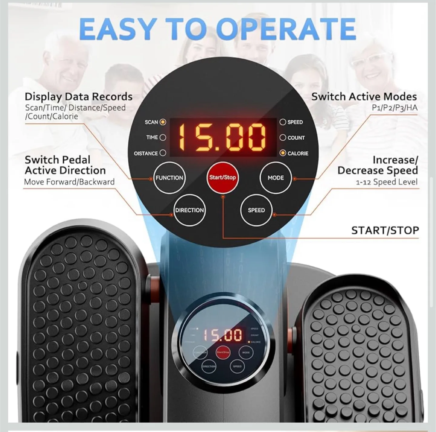 Brand New Arthoot Under Desk Elliptical Machine image indicator(3)