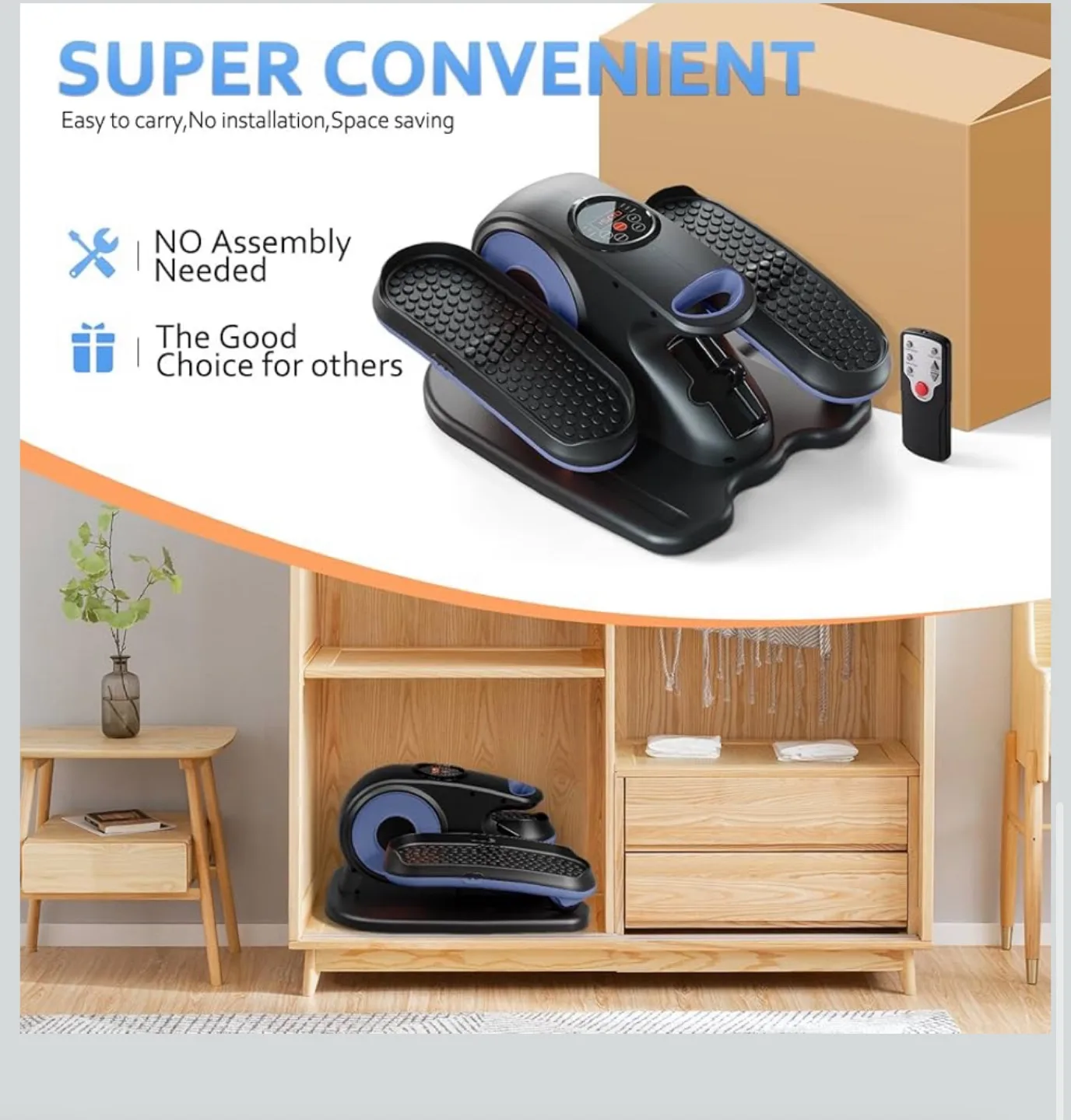 Brand New Arthoot Under Desk Elliptical Machine image indicator(8)